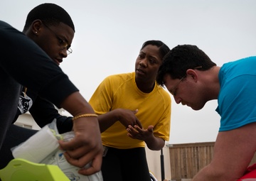 386 AEW Airmen flex life-saving skills for medical competition, increase readiness