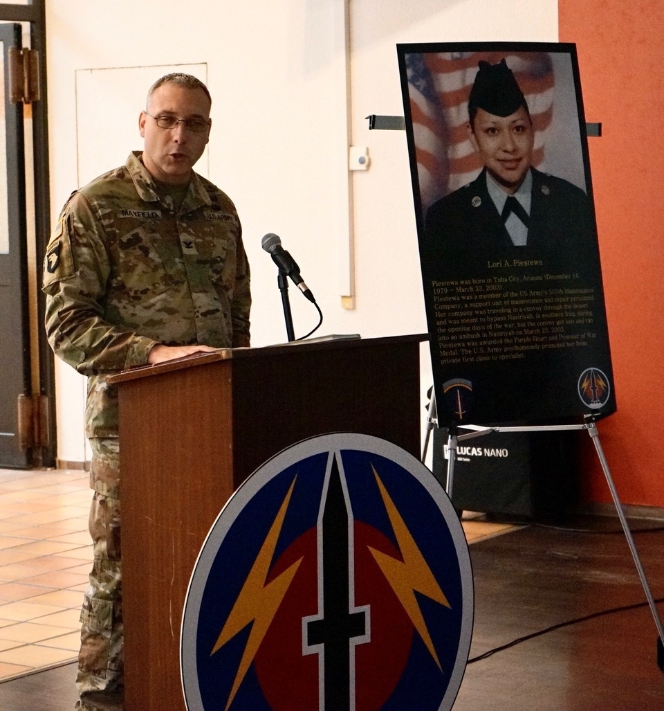 Garrison Wiesbaden honors Native American Army contributions