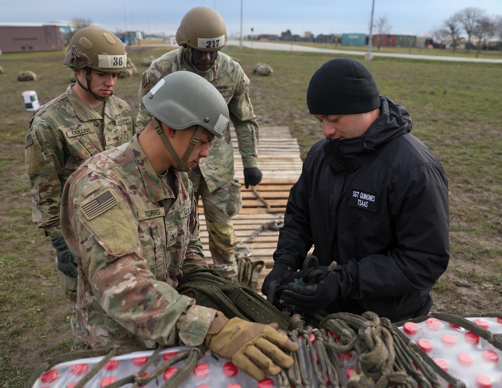 Air Assault School sling load practice in Romania