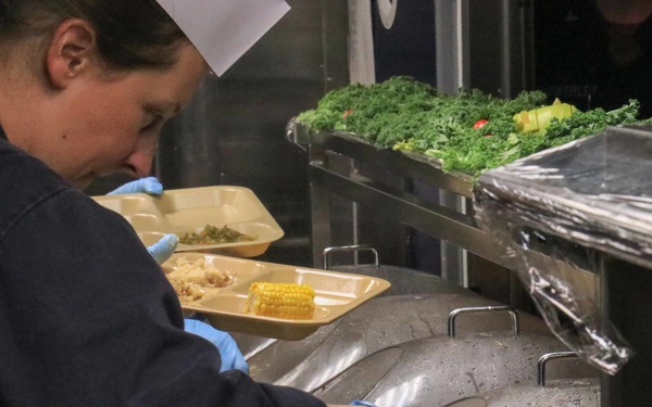 USS McFaul Celebrates Thanksgiving Underway