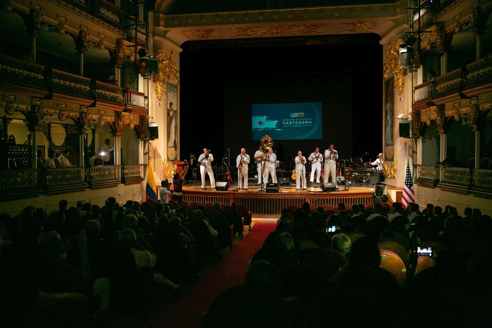 US FLEET FORCES BAND, BOLÍVAR SYMPHONY ORCHESTRA, NICOLS TOVAR PERFORMANCE, COLOMBIA