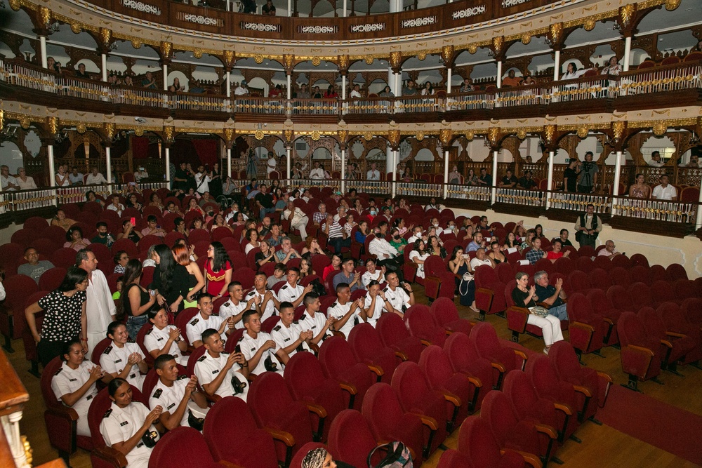 US FLEET FORCES BAND, BOLÍVAR SYMPHONY ORCHESTRA, NICOLS TOVAR PERFORMANCE, COLOMBIA