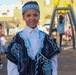 Children enjoy the new playground in Sedamous, Libya.
