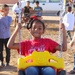 Children enjoy the new playground in Sedamous, Libya.