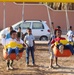 Children enjoy the new playground in Sedamous, Libya.