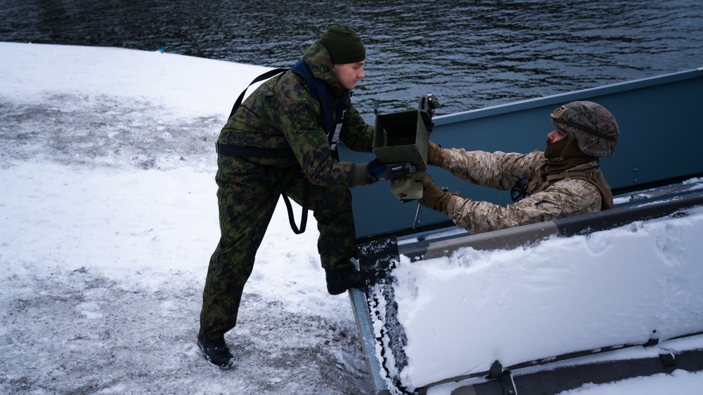 U.S. Marines with Combat Logistics Battalion 6 Conduct Machine Gun Range During Exercise Freezing Winds 22