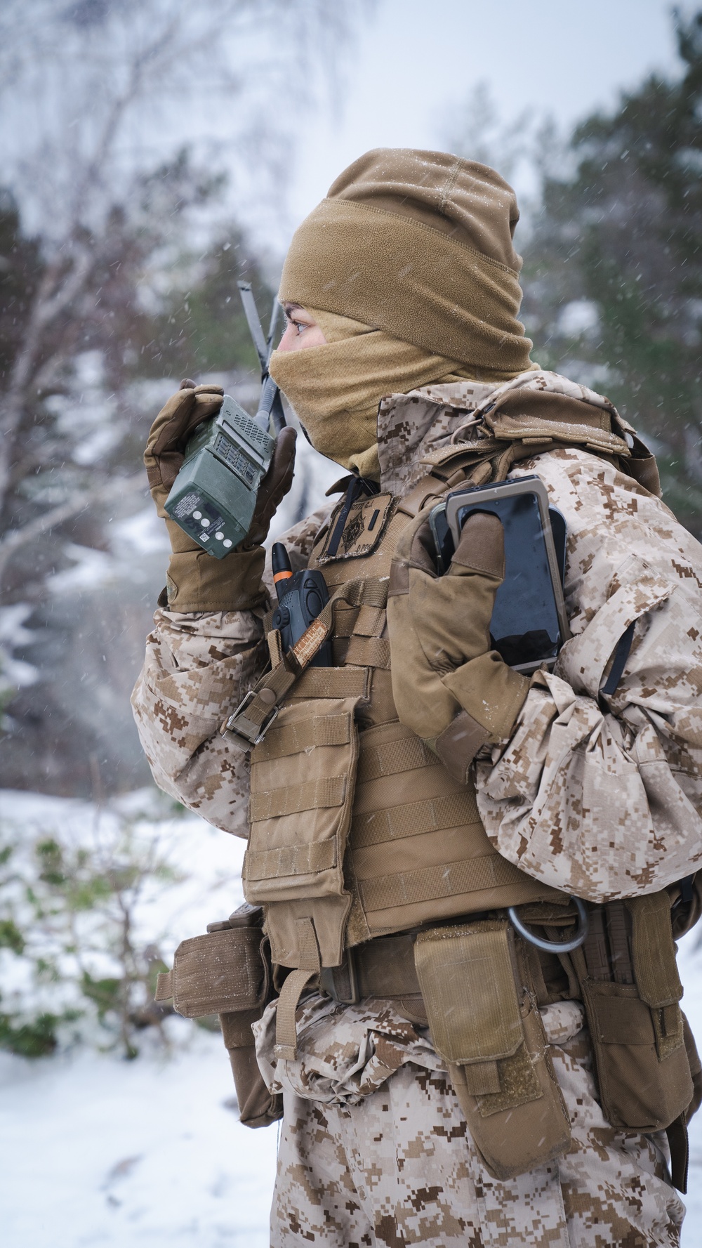 U.S. Marines with Combat Logistics Battalion 6 Conduct Machine Gun Range During Exercise Freezing Winds 22