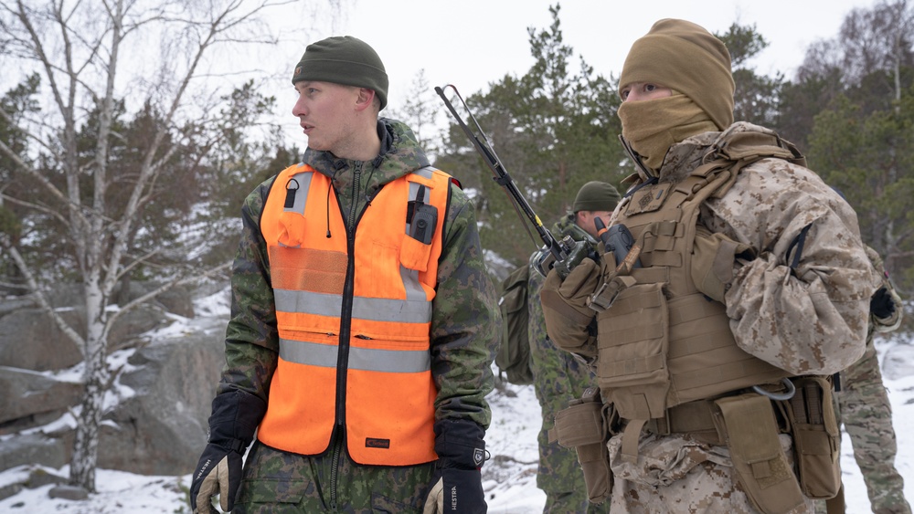 U.S. Marines with Combat Logistics Battalion 6 Conduct Machine Gun Range During Exercise Freezing Winds 22