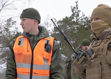 U.S. Marines with Combat Logistics Battalion 6 Conduct Machine Gun Range During Exercise Freezing Winds 22