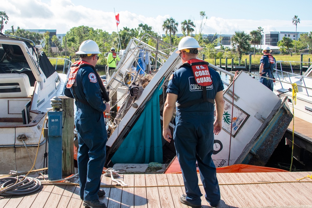 USCG Works With Partners to Assess, Mitigate Hurricane Ian Potential Pollution Threats