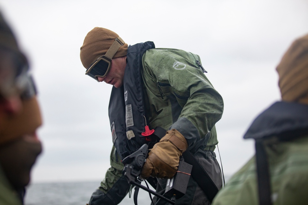 U.S. Marines with Combat Logistics Battalion 6 Conduct Unmanned Surface Vehicle Training