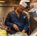 Sailors Aboard USS Leyte Gulf (CG 55) Prepare Thanksgiving Dinner