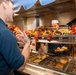 Sailors Aboard USS Leyte Gulf (CG 55) Prepare Thanksgiving Dinner