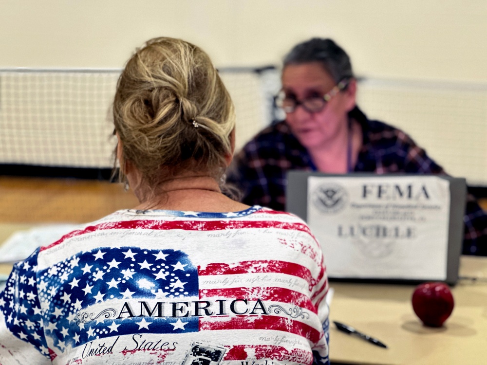 A FEMA-State Disaster Recovery Center in Englewood, Florida