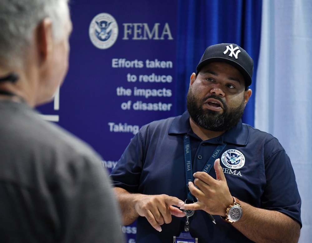 FEMA Mitigation Specialists Speak With Local Residents