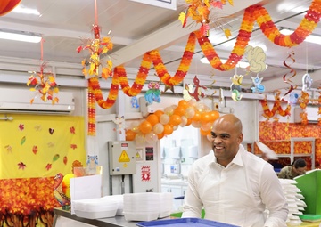 US House Representatives visit Camp Arifjan for Thanksgiving, November, 2022