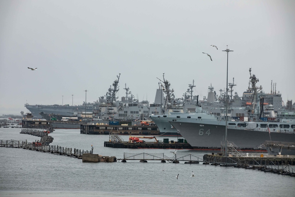 USS Normandy Returns to Home Port