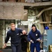 USCGC Hamilton personnel prepare a Thanksgiving feast for the crew while operating in the Baltic Sea