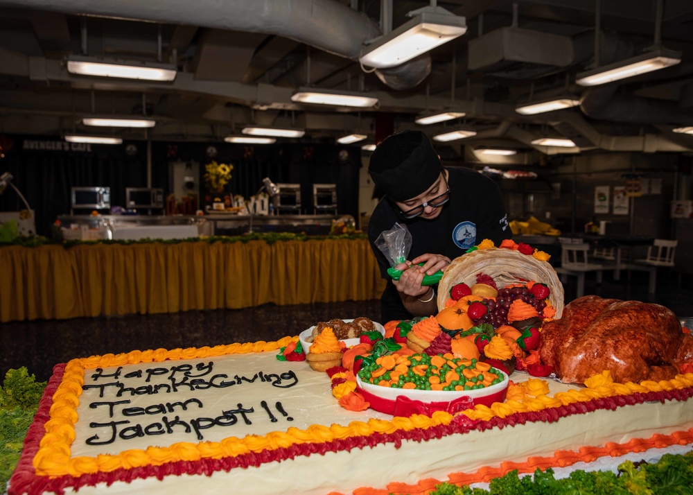 Thanksgiving aboard USS George H.W. Bush (CVN 77)