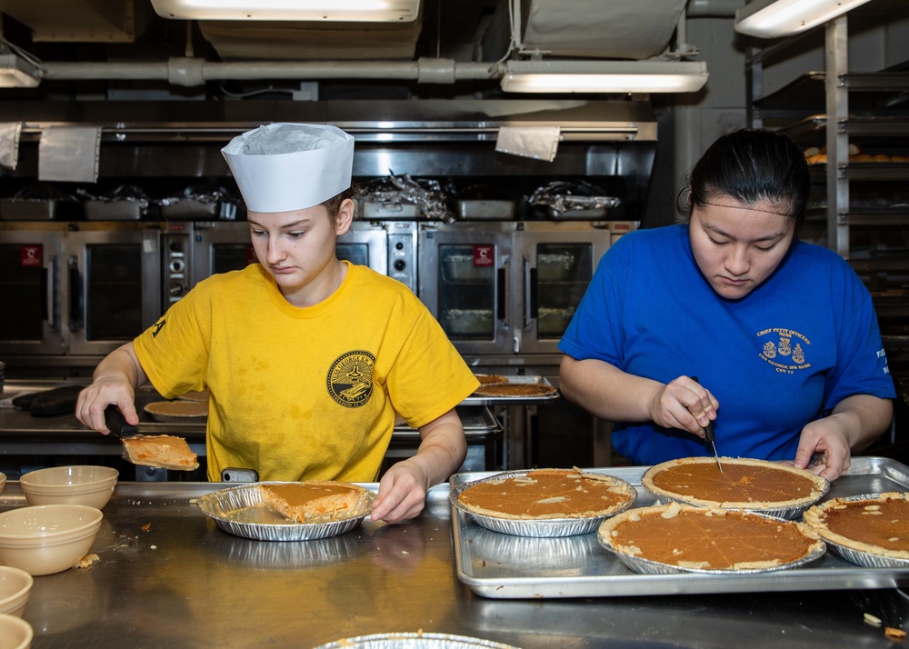 Thanksgiving aboard USS George H.W. Bush (CVN 77)