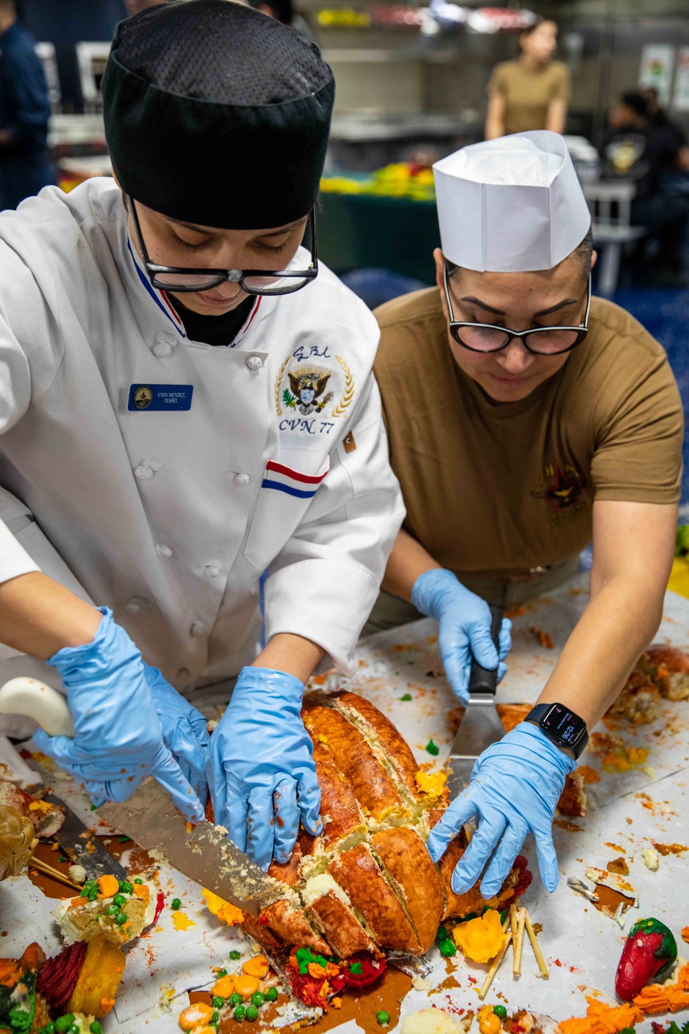 Thanksgiving aboard USS George H.W. Bush (CVN 77)