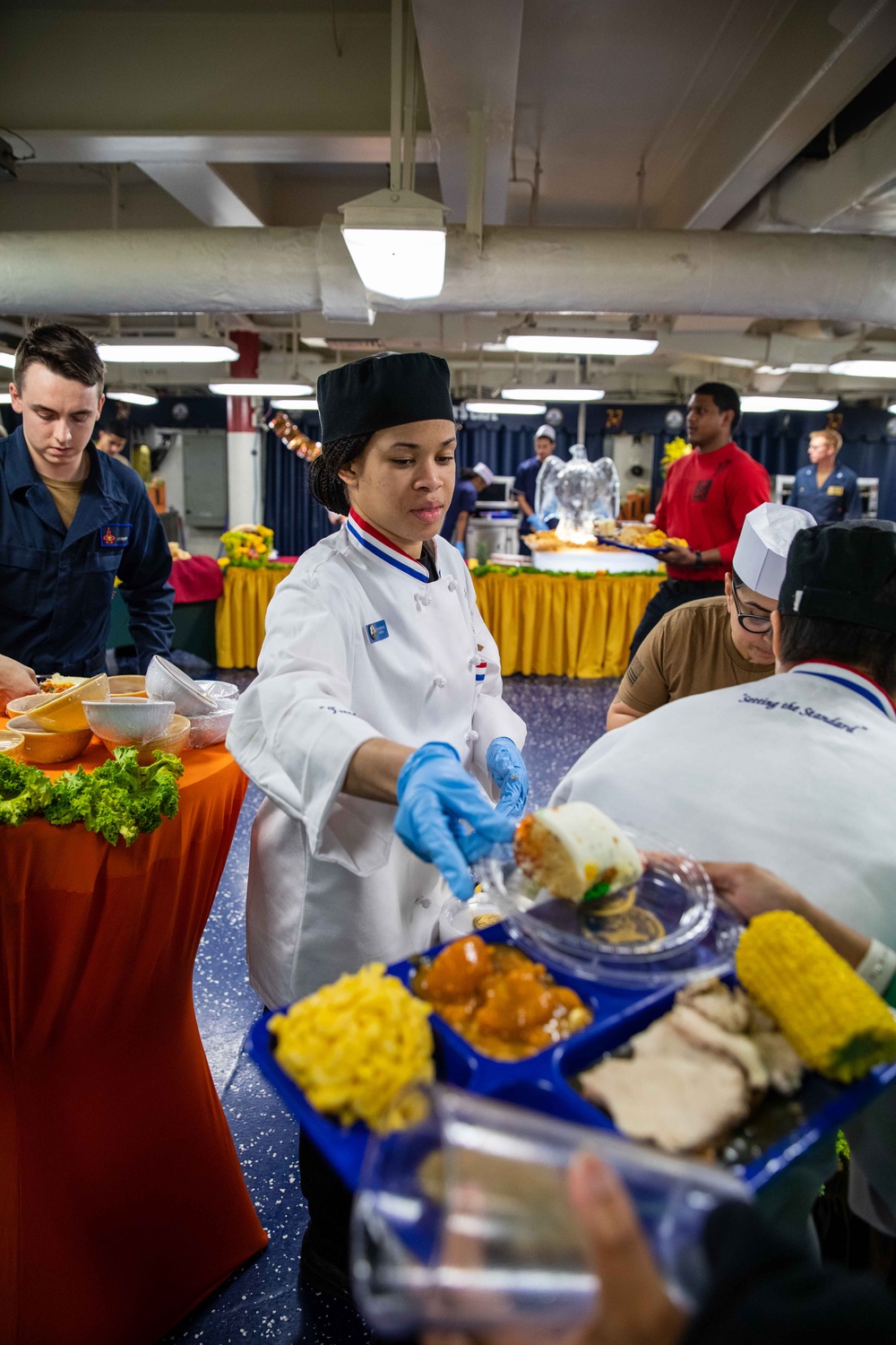 Thanksgiving aboard USS George H.W. Bush (CVN 77)