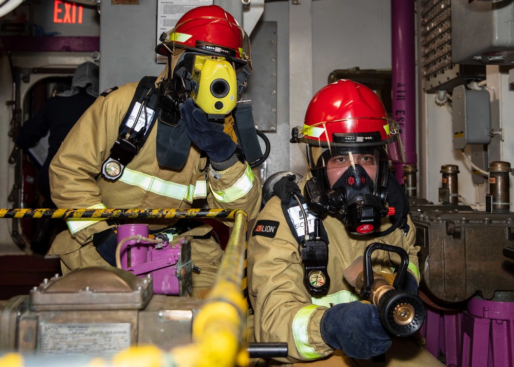 Daily operations aboard USS George H.W. Bush (CVN 77)