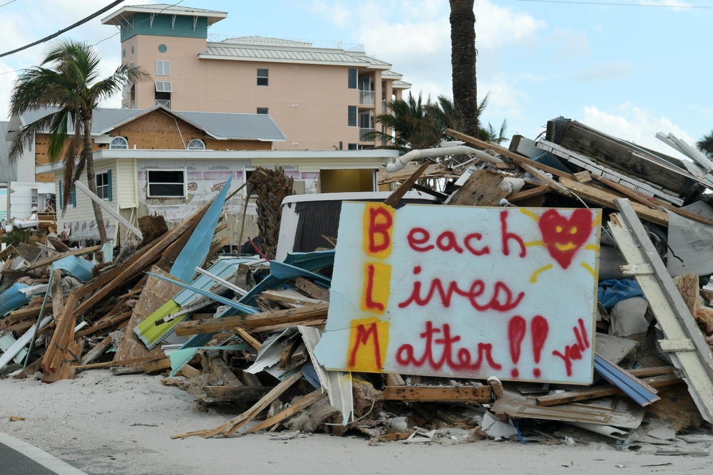 Signs of Support Are Seen Throughout Fort Myers Beach