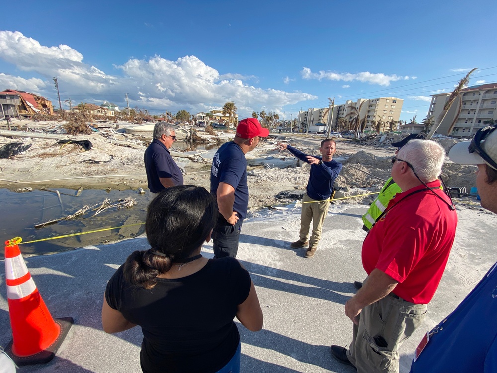 Local, State and Federal Partners Visit Areas That Need Repair Following Hurricane Ian