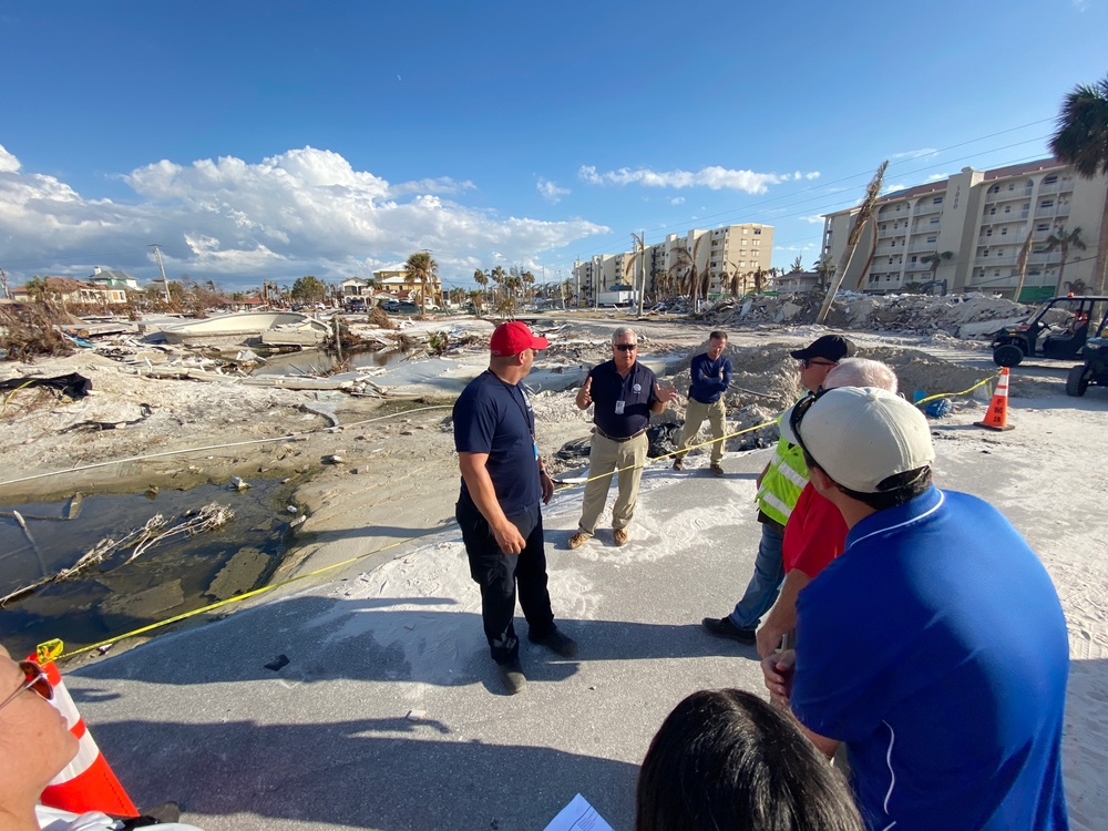 Local, State and Federal Partners Visit Areas That Need Repair Following Hurricane Ian