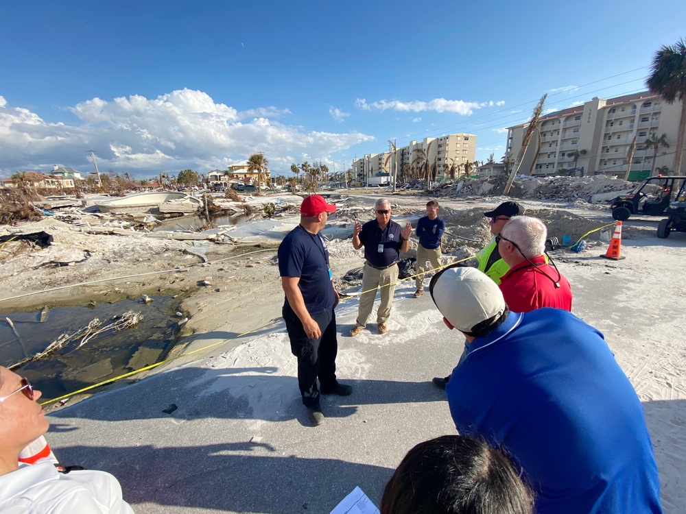 Local, State and Federal Partners Visit Areas That Need Repair Following Hurricane Ian