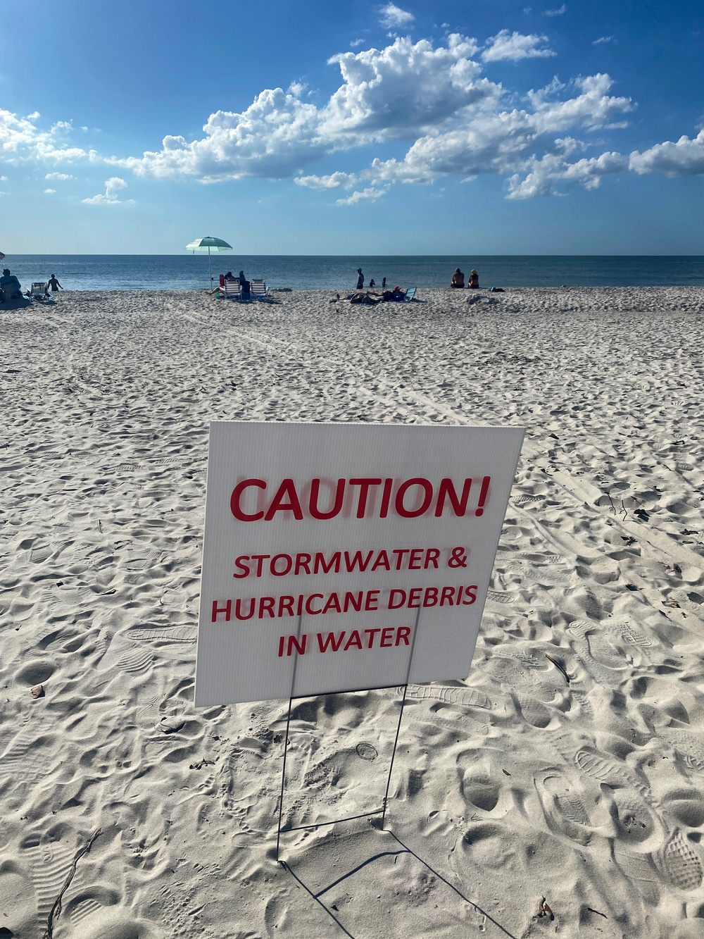 Beaches Remain Closed Following Hurricane Ian