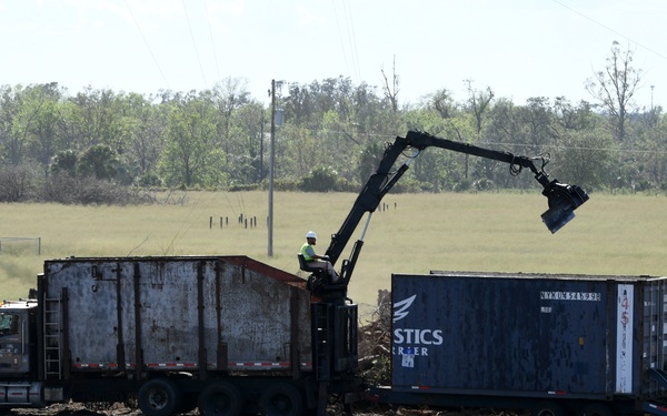 Debris Sites Store Debris From Throughout the Area Impacted by Hurricane ian