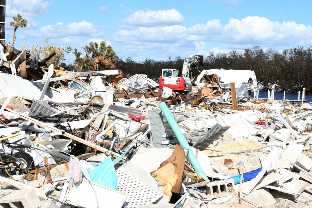 Crews Work to Cleanup Debris