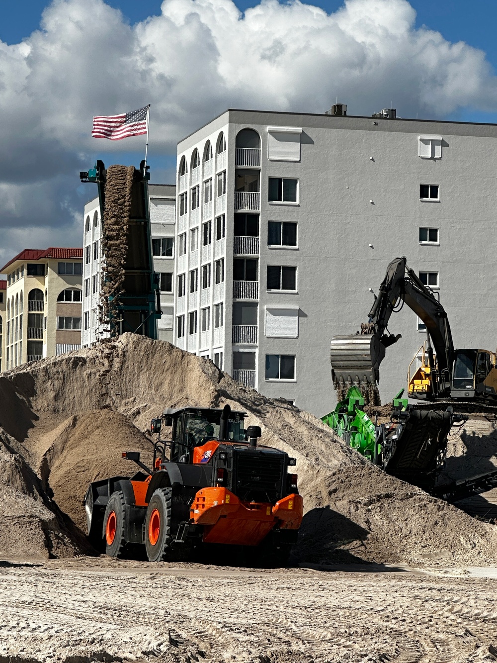 Crews Work to Cleanup Beaches Following Hurricane ian