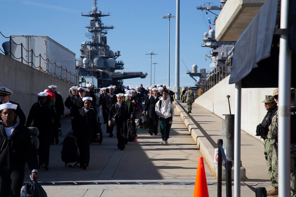 Gerald R. Ford Return to Homeport
