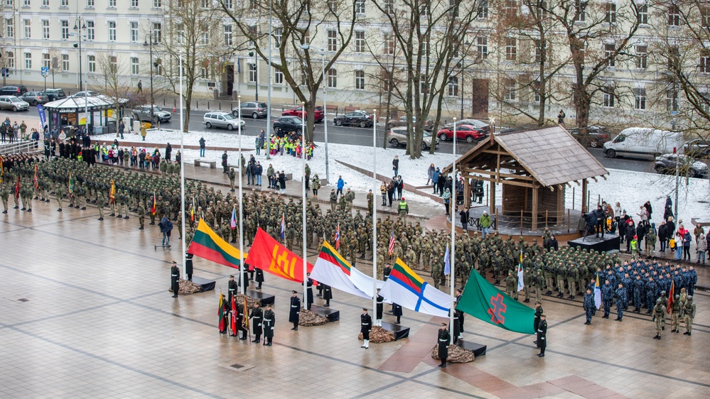 The 3-1 ABCT Celebrate Lithuania’s 20th Anniversary NATO Invitation