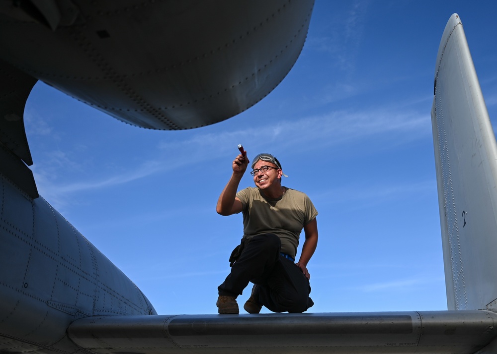 354th FGS A-10 recovery and refuel at Bushwhacker 22-07