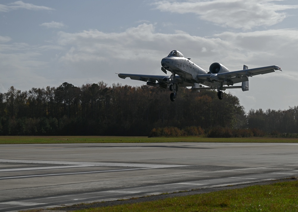 A-10s land during Bushwhacker 22-07