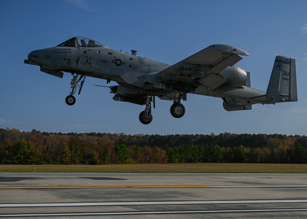 A-10s land during Bushwhacker 22-07