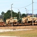 411th Engineer Company equipment deployment by rail movement at Fort McCoy