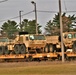 411th Engineer Company equipment deployment by rail movement at Fort McCoy