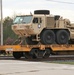 411th Engineer Company equipment deployment by rail movement at Fort McCoy