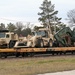 411th Engineer Company equipment deployment by rail movement at Fort McCoy