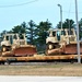 411th Engineer Company equipment deployment by rail movement at Fort McCoy