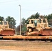 411th Engineer Company equipment deployment by rail movement at Fort McCoy