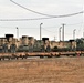 411th Engineer Company equipment deployment by rail movement at Fort McCoy