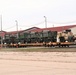 411th Engineer Company equipment deployment by rail movement at Fort McCoy