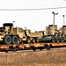 411th Engineer Company equipment deployment by rail movement at Fort McCoy