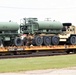 411th Engineer Company equipment deployment by rail movement at Fort McCoy